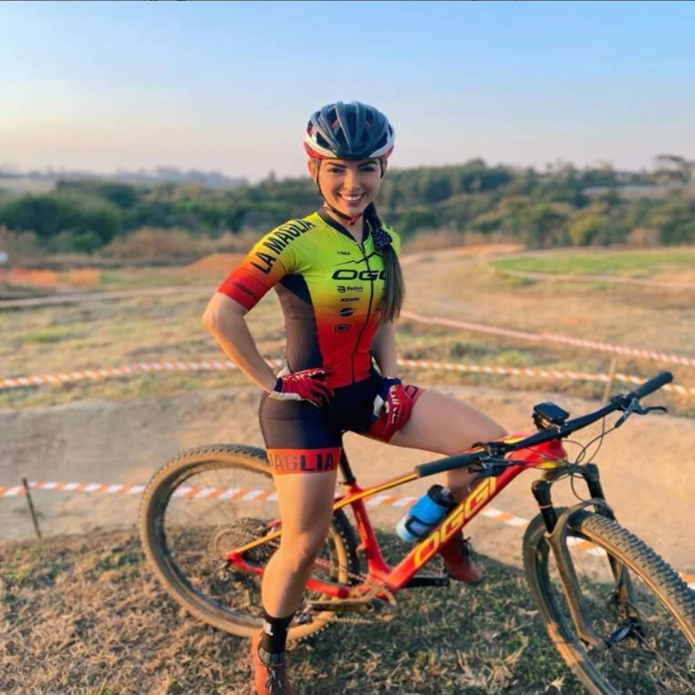 

Oggi Roupas Femininas Bike Jumpsuit Women Short Suit Ropa Mujer Verano Full Cycling Outfit Cyclist Roupas Femininas Frete Gratis