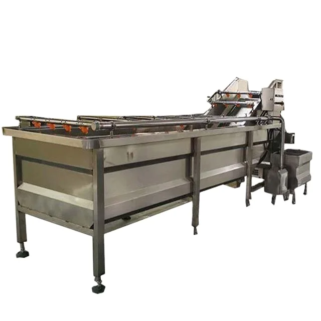 

High Quality Conveyor Washing Sink Potato Carrot Washer Equipment Large Bubble Fruit and Vegetable Cleaning Machine