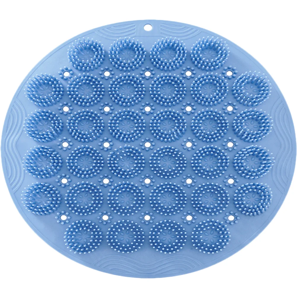

Suction Cups Bath Brush Scrubber Floor Mat Decorative Shower Wall Pad Man