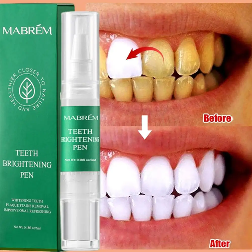 Teeth Whitening Pen Oral Cleaning Serum Remove Plaque Stains Improve  Refreshing Teeth White Toothpaste Best Home Oral Care