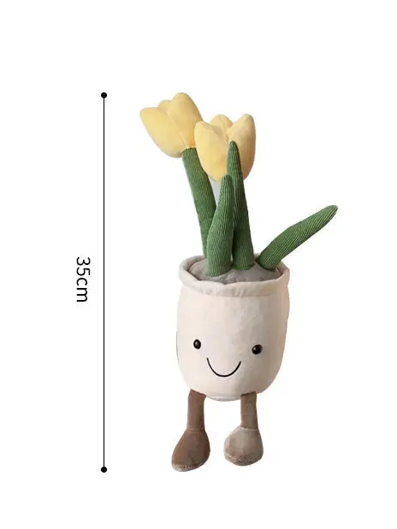 35 См Тканевый Тюльпан Сочные Искусственные Растения Мягкая Игрушка Цветок В