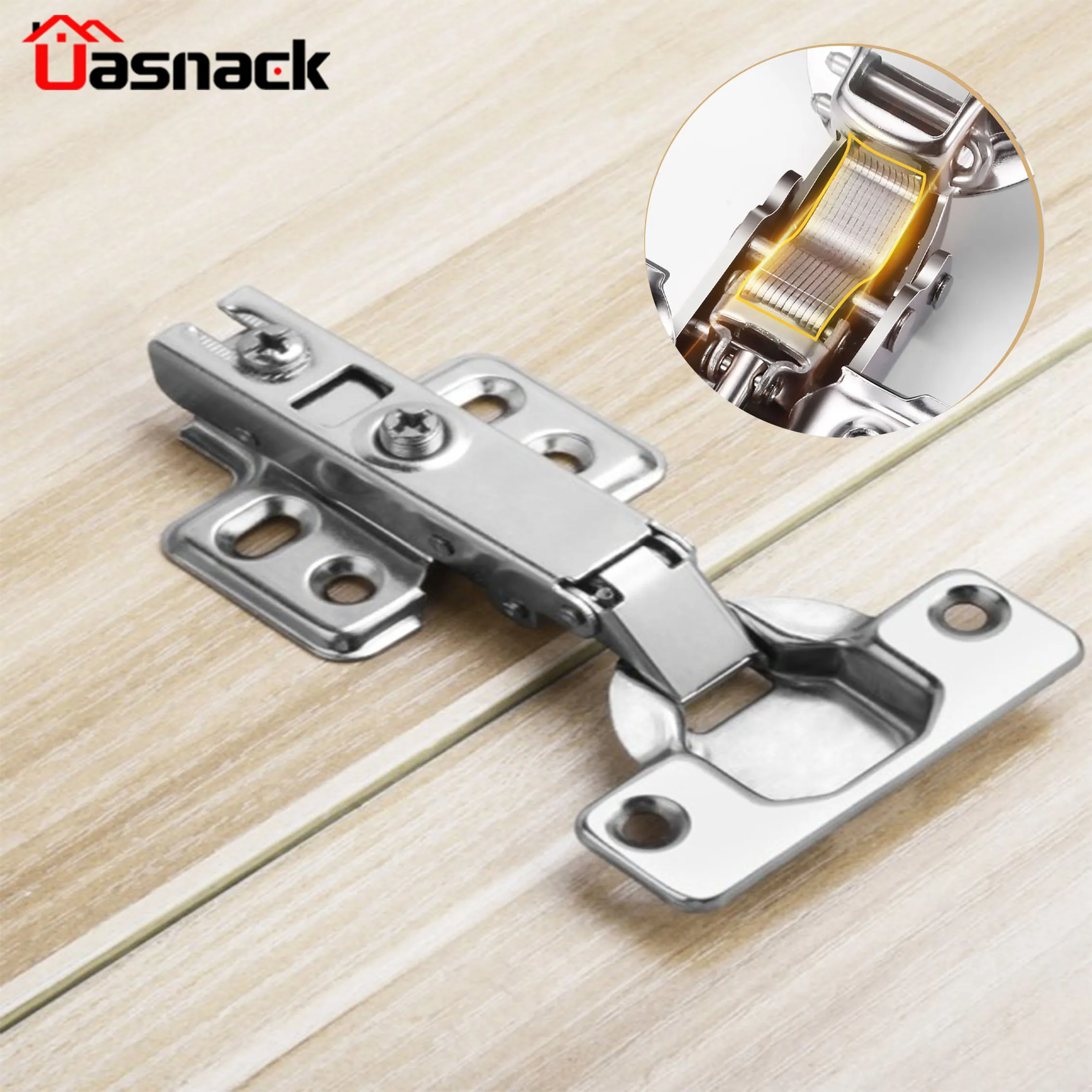 

Stainless Steel Hinge Kitchen Hydraulic Soft Close Door Hinge Furniture Shock Absorber Wooden Furniture Hinge Hardware Cabinet B