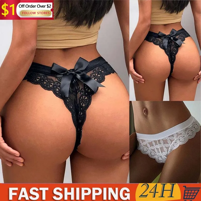 

Женские дышащие трусики-стринги с заниженной талией