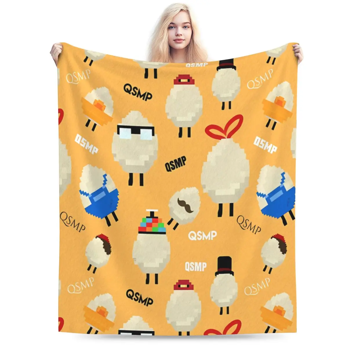 Ультрамягкое Флисовое одеяло QSMP Egg An