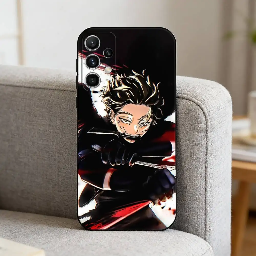 Фото Чехол для телефона My Hero Academia Hawks Tokoyami для Samsung S25, S24, S21, S22, S23, S30, Ultra, S20, Plus, Fe, Note, 10, 9, 5G, черный №2