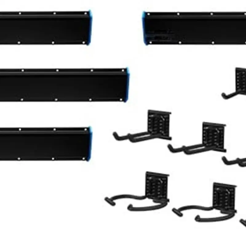 

Garage Storage Rail Starter Kit,Garage Storage System,Storage Rail,8-Piece,