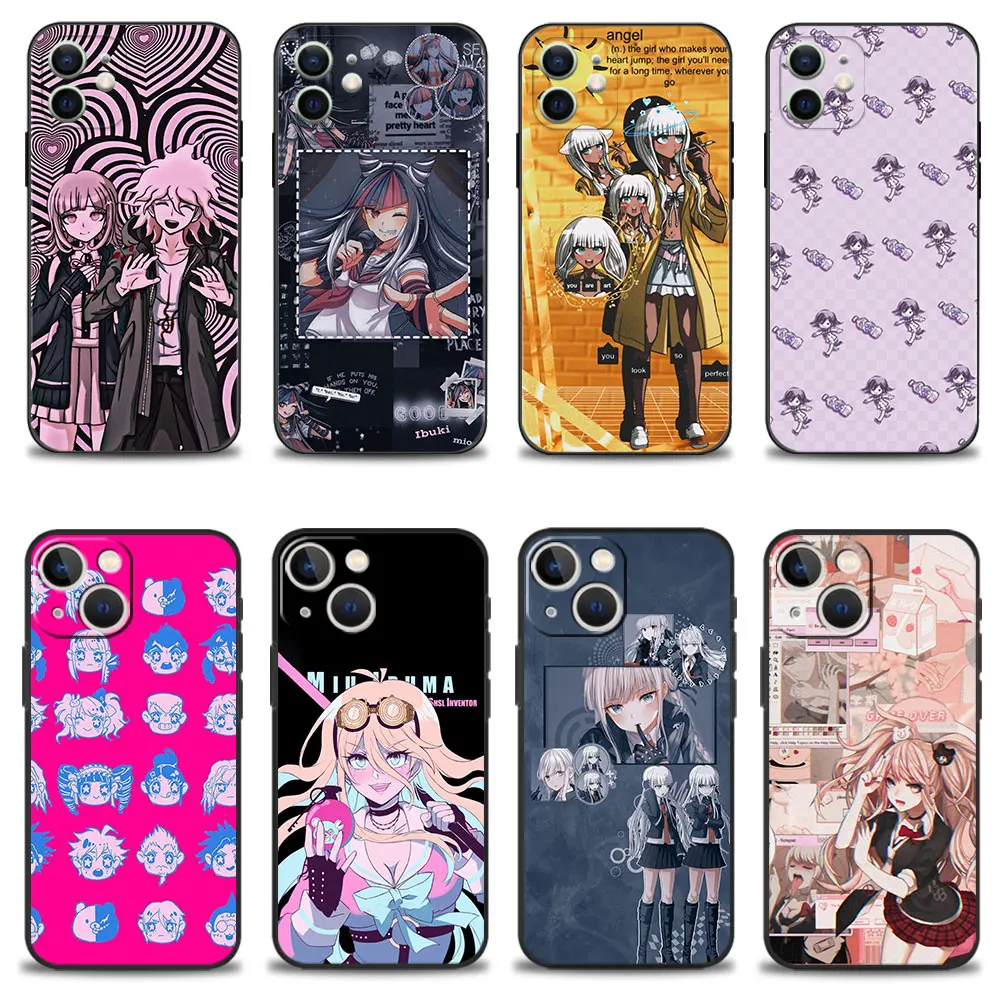 

For iPhone 13 Pro Max 14 11 X XS XR 7 8 Plus 12 5S SE 6 5 SE2 SE2022 6S Danganronpa V3 Anime Print Phone Carcasa Case