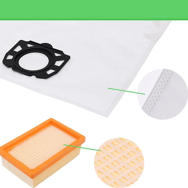 Мешки для пылесоса 2 863-006.0 фильтр Karcher WD4 WD5 WD6 WD5P WD6P запасные части премиум-класса