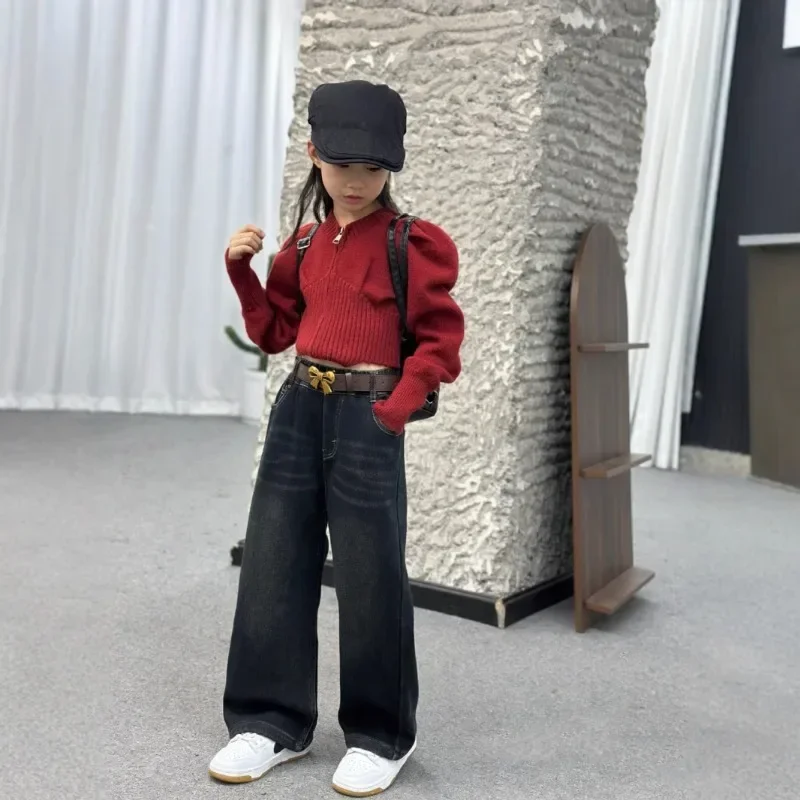 Новинка осени и зимы 2024 теплые детские штаны детская одежда Huzhou Zhili