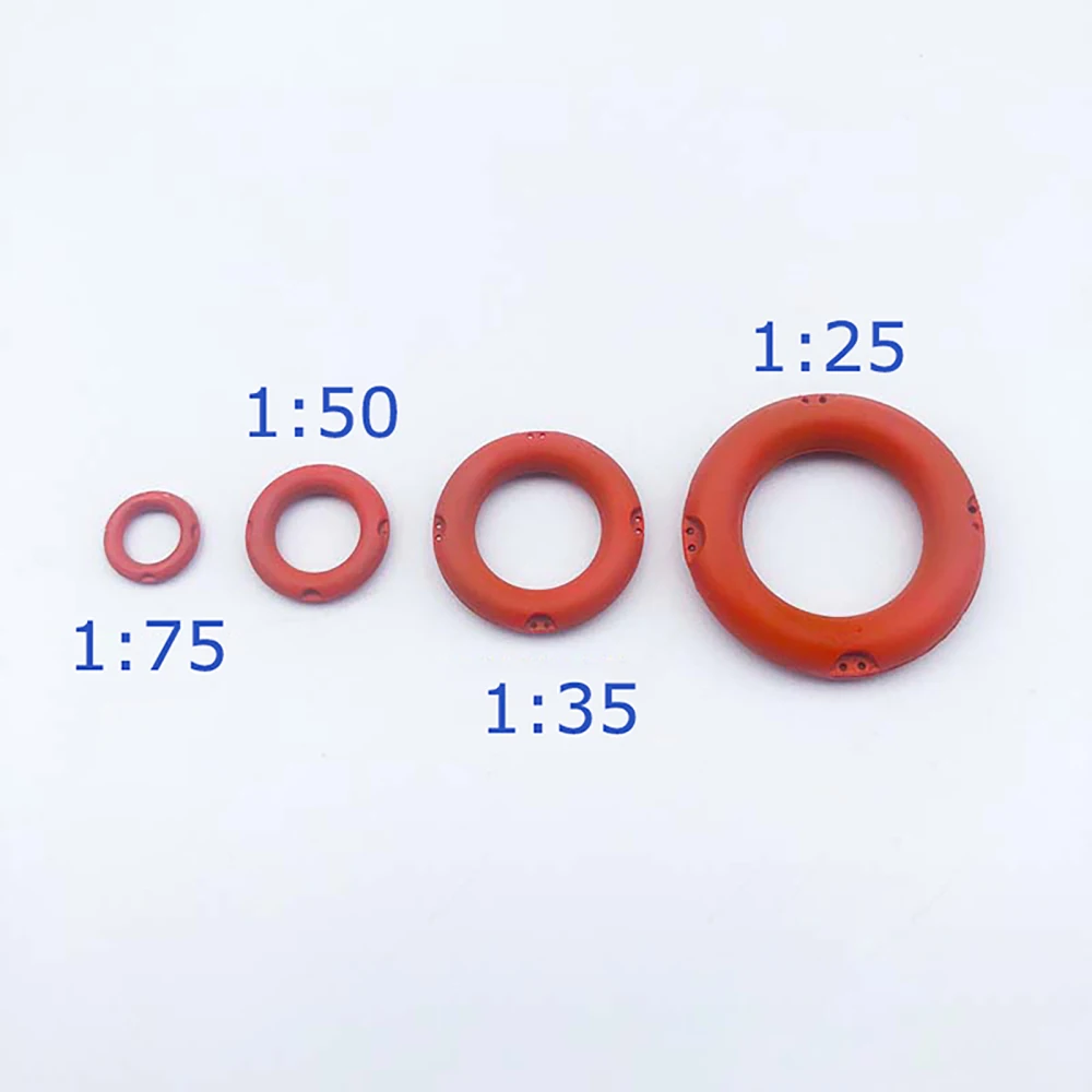 

Спасательный буй, пластиковая оранжевая модель, спасательный буй, модель корабля с дистанционным управлением, аксессуары для модели корабл...