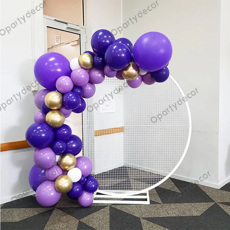 

Dark Purple Balloon Garland Dark Purple Chrome Metallic Gold Balloons Arch Kit Birthday Party Decoration Adult Kid Baby Shower