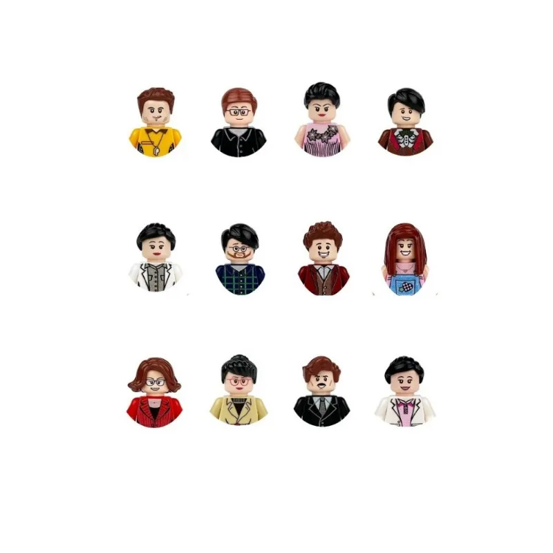 Миниатюрные фигурки из города набор строительных блоков типа куклы полицейские