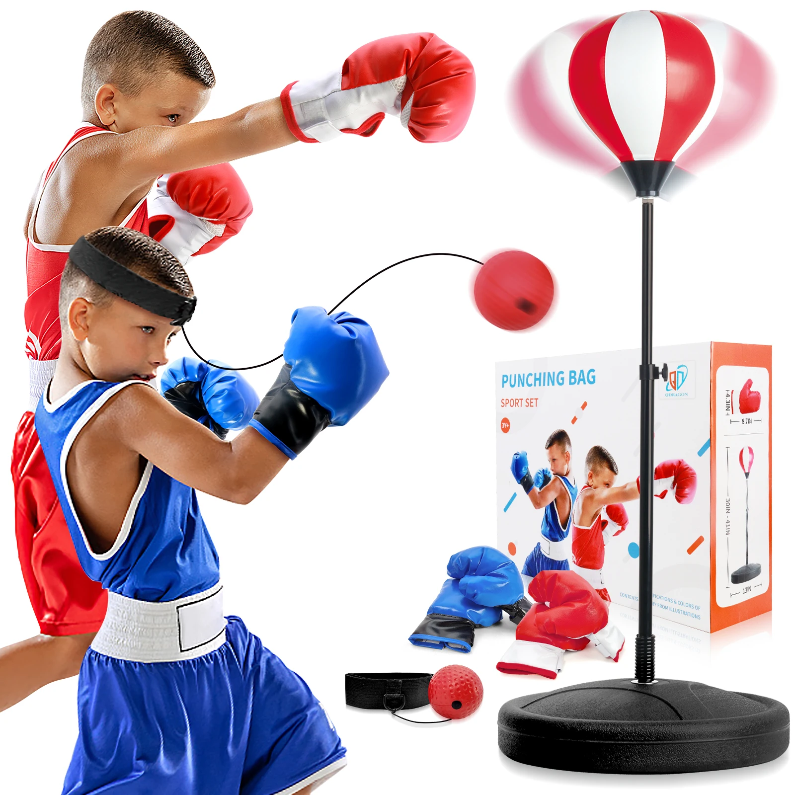 Новый боксерский скоростной дырокол для рефлекса, ММА, Санда, боксеры, поднятие рук и глаз, набор для тренировок игрушки для бокса для детей ...