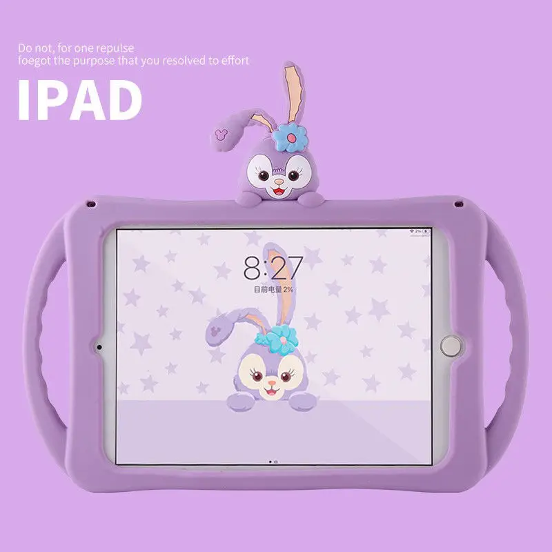 

Чехол для Apple iPad 2021, 10,2 дюйма, 7-е поколение, air3 tablet 8 PRO10 5, силикагель, все включено, mini6 StellaLou, Микки-стежок