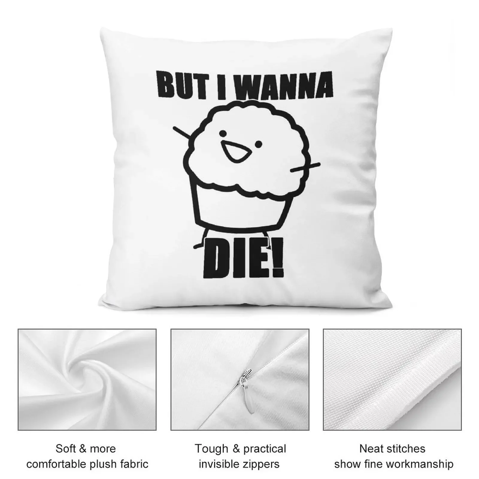 asdfmovie-Маффин Декоративная подушка Подушки наволочка