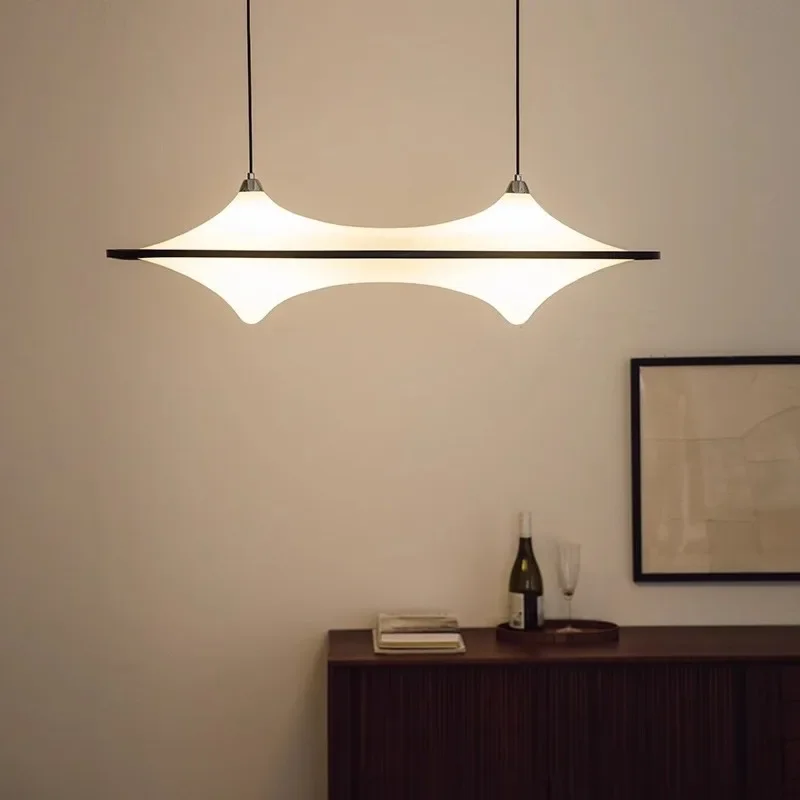 SANDYHA скандинавские винтажные простые подвесные светильники акриловые люстры с