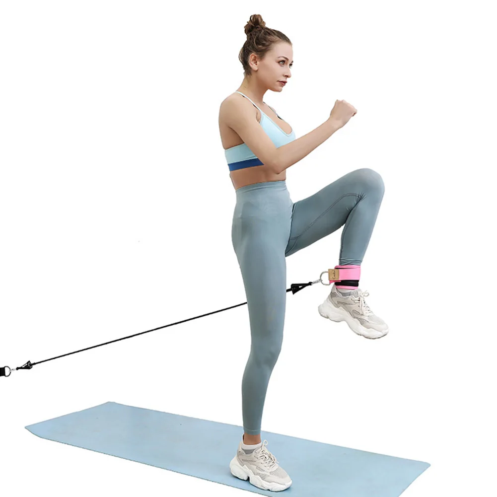 Кабельный тренажер ремни на лодыжку фитнес манжеты для мужчин женщин D-образное