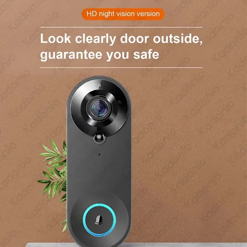 Фото Видеодомофон Kadonio 1080P с Wi-Fi, датчиком движения PIR, умной камерой и двусторонней аудиосвязью №4