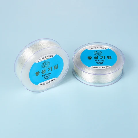 Эластичный шнур AGCFABS для бижутерии 0,5-1 мм