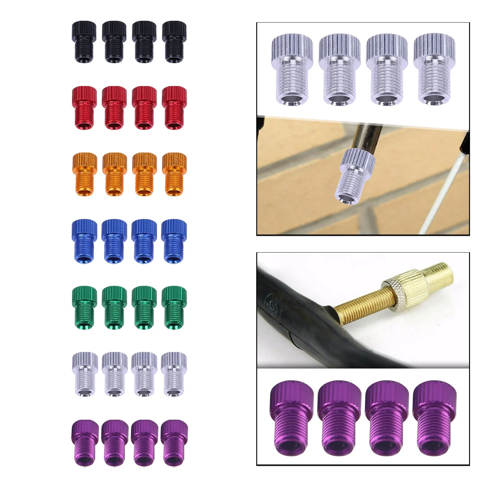 Adaptor Valve Adapter For Mountain Road Bike Tire Converter Pump Tools