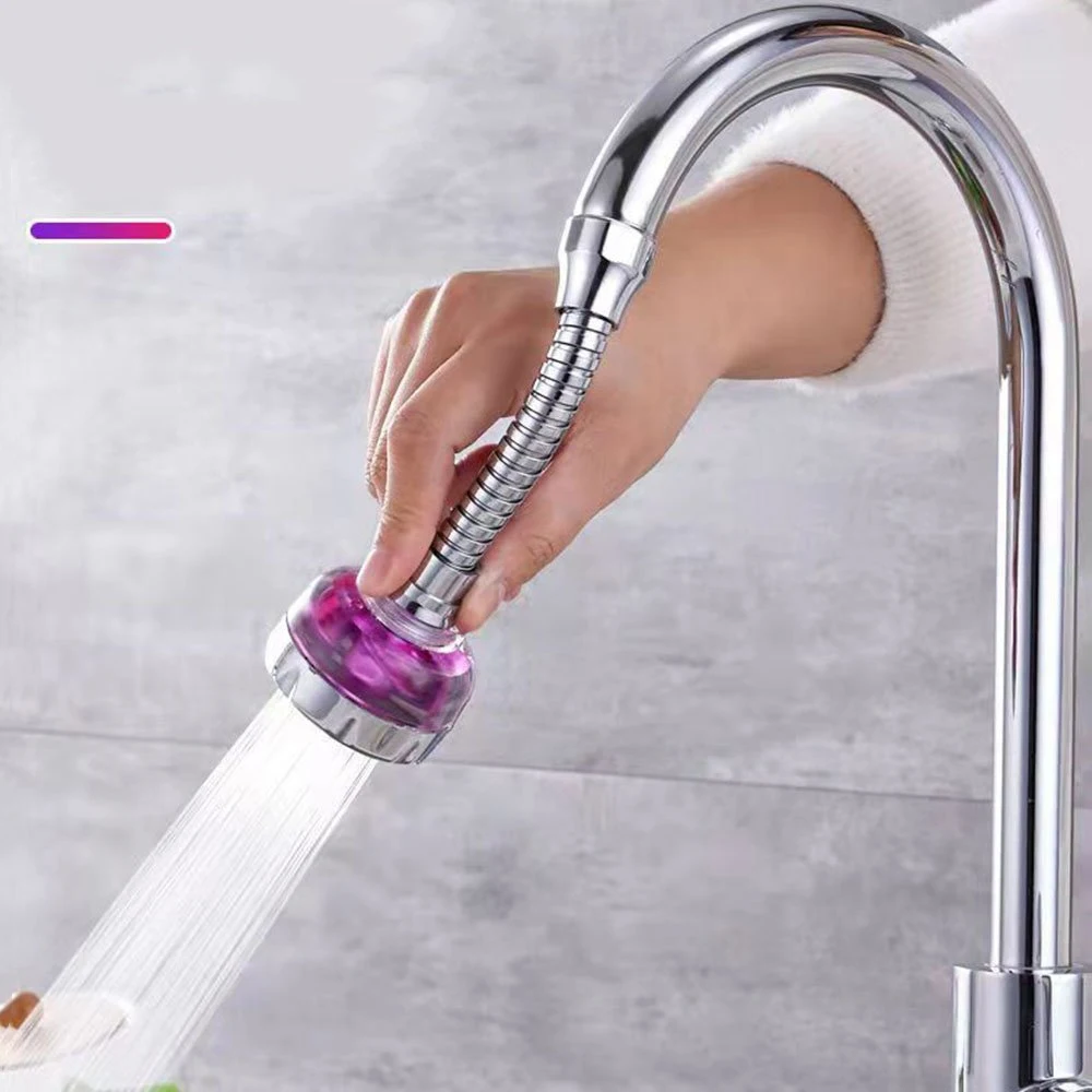 

360 Degree Rotatable Faucet Sprayer Aerator Water Saving Splashproof Universal Faucet Tap Head Nozzle for Kitchen Bathroom