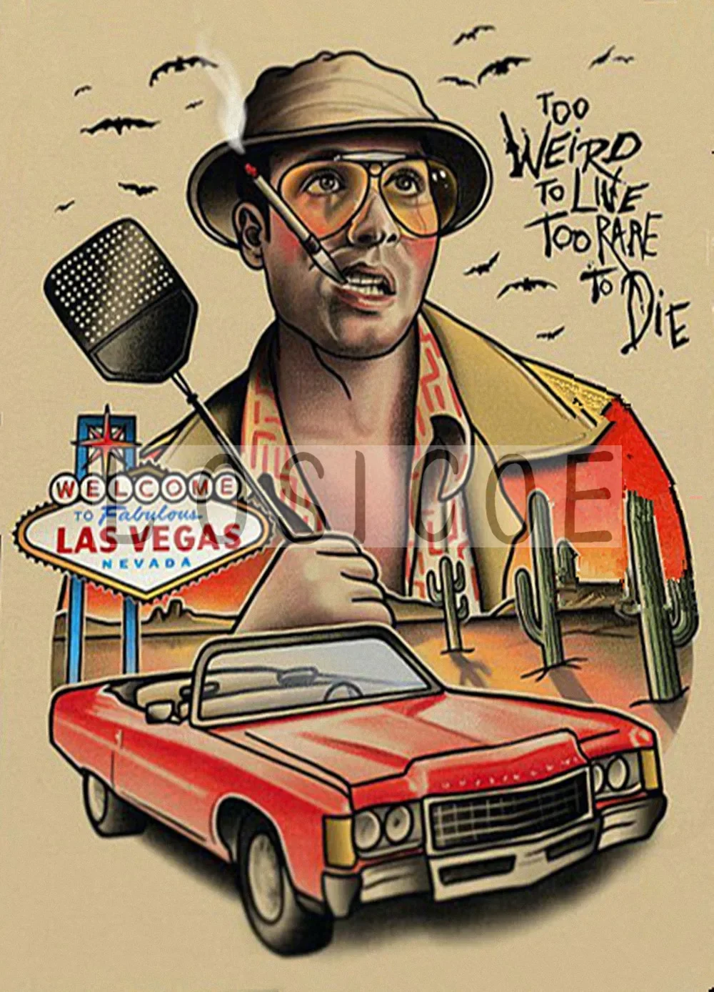 Плакат из фильма винтажный творческий дизайн татуировок настенное искусство