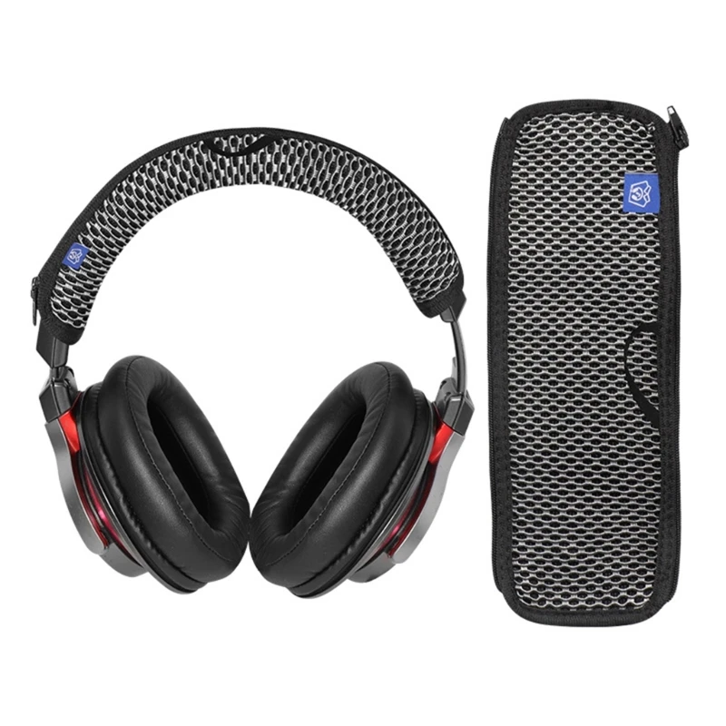 

Универсальная накладка на голову для наушников MSR7 ES700, защитная накладка на голову для гарнитуры с застежкой-молнией и петлей, легко закрыва...