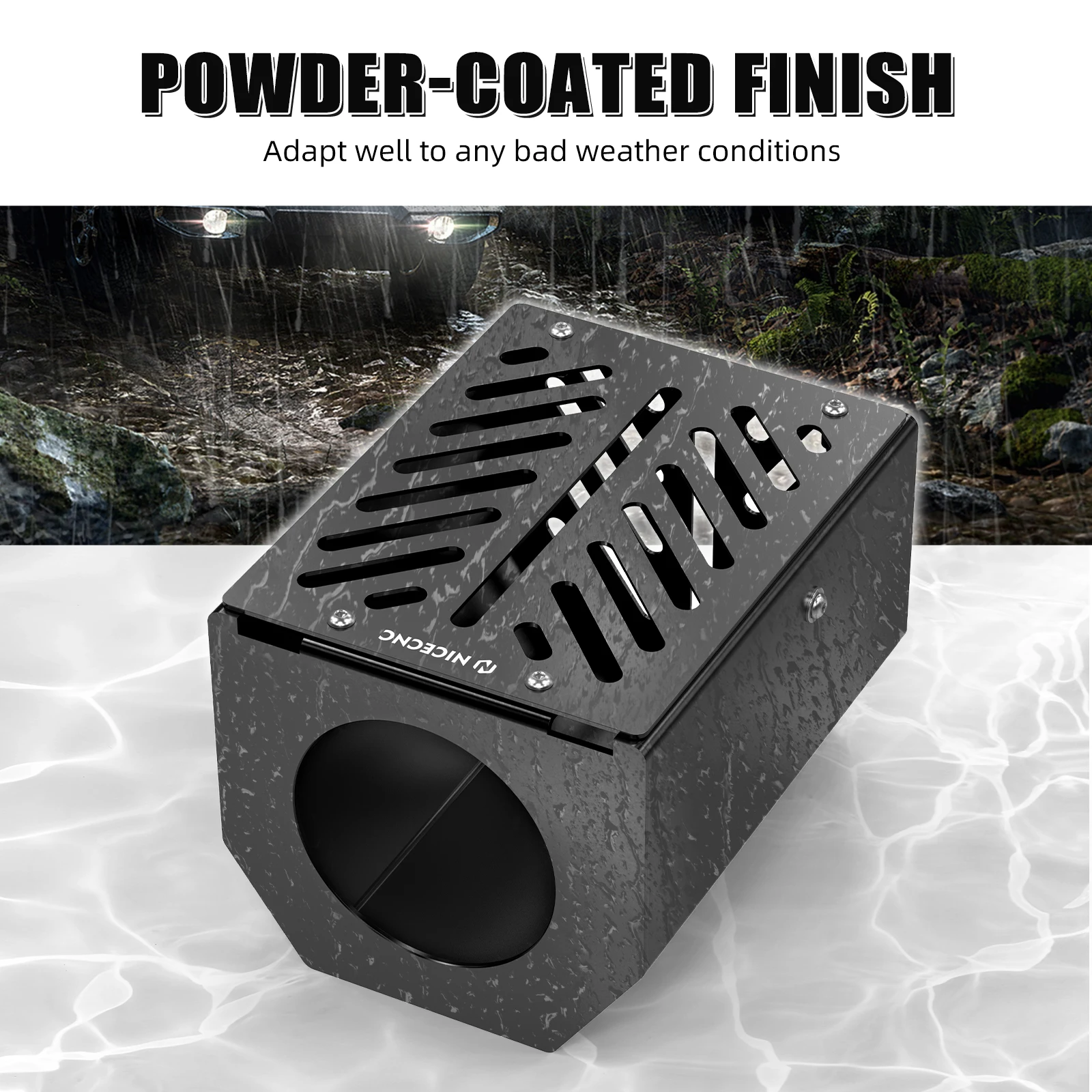 NICECNC TRX 450 Airbox ATV Воздухозаборник Полая конструкция радиатора для Honda TRX450 2006-2009 TRX450ER