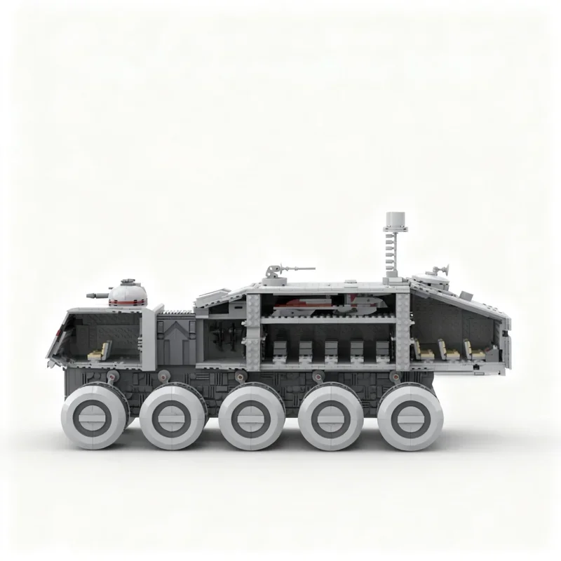 Фото НОВИНКА: Конструктор 3332 детали «Звездные войны: Танк A6 Juggernaut Turbo» (модель MOC) – креативный набор для сборки и демонстрации, подарок, декор №3