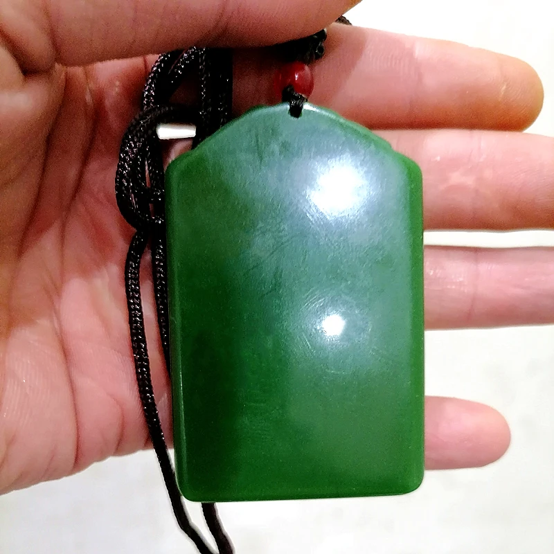 Подвеска из натурального черного обсидиана ювелирное изделие бутика ручной