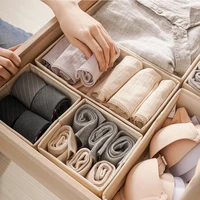 foldable wardorbe drawer storage organizers washable closet clothes box for underwearleggingssocksbrasties organized cubes