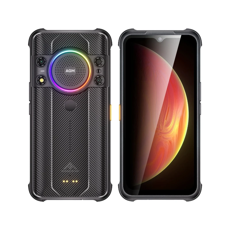 Фото Противоударный смартфон AGM H5PRO, 6.52 дюйма, Android 12, 8+128 ГБ памяти, процессор G85, основная камера 48 МП, водонепроницаемость IP68, аккумулятор 7000 мАч, глобальная версия №1