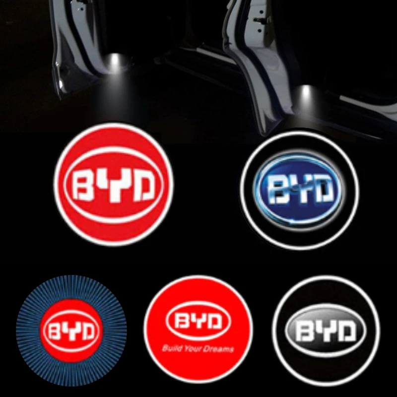 Автомобильный светодиодный светильник Ной проектор с логотипом BYD F3 F0 G6 S6 L3 F6 S8 M6