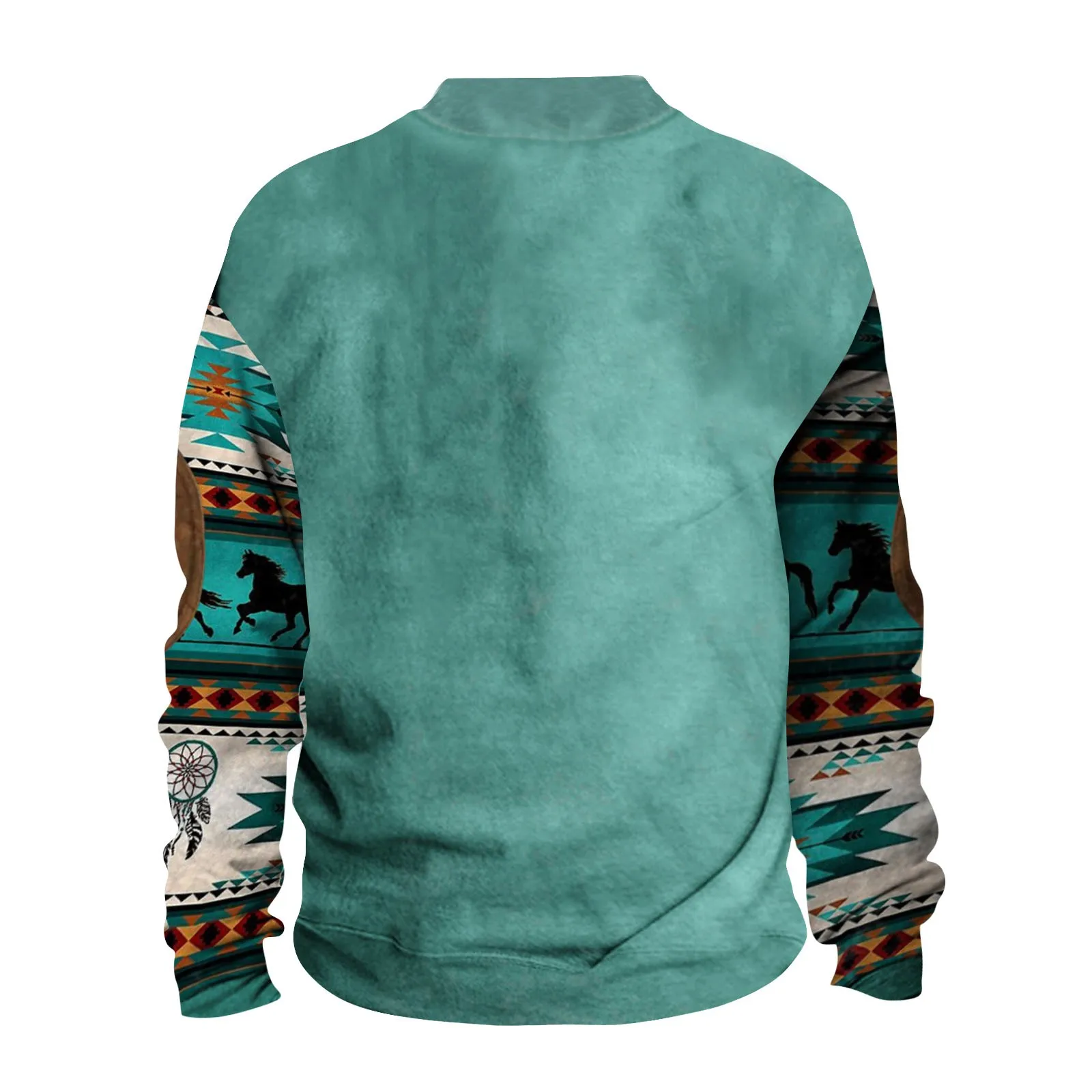 Свитшот мужской с воротником-стойкой Повседневная Уличная одежда топы на весну и