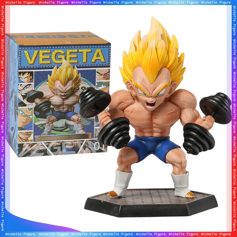 

Amine Figure Dragon Ball Fitness Son Gohan Boxing Ver / Vegeta Dumbbel Ver PVC Brinquedos Collection Toy Christmas Gift