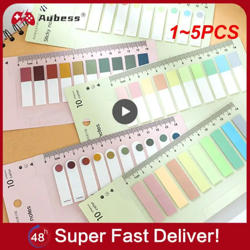 

Неоновые маркеры для страниц с флагами, 1-5 шт.