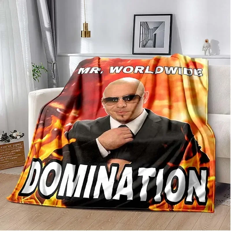 Одеяло Mr 305 Pitbull MR по всему миру постер хиппи с принтом фланелевое зернистое полотенце мягкий плюшевый диван-кровать пушистое одеяло
