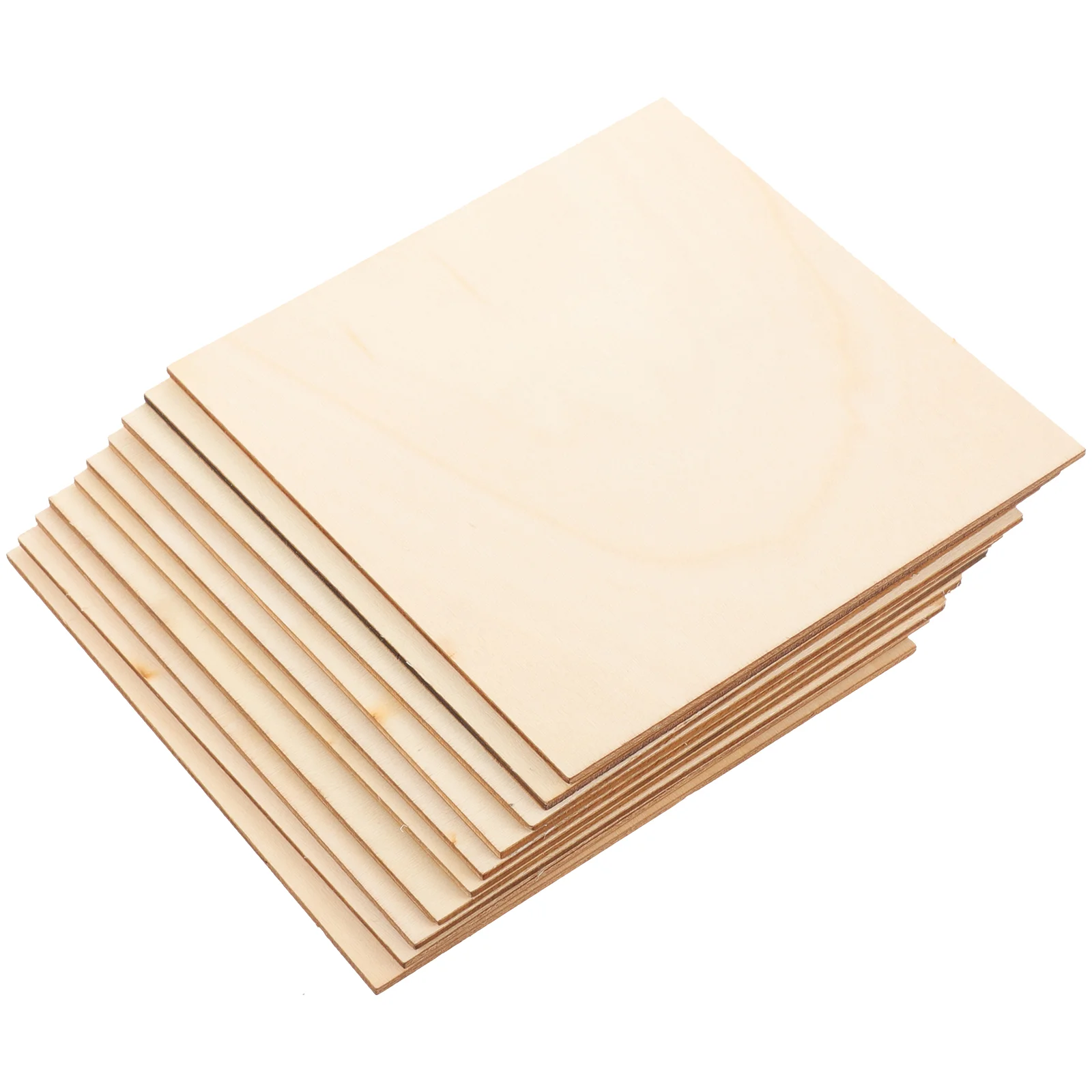 

Wood Wooden Square Pieces Blank Diy Crafts Unfinished Sheets Squares Tiles Planks Sheet Board Cutouts Unpainted Craft Slices