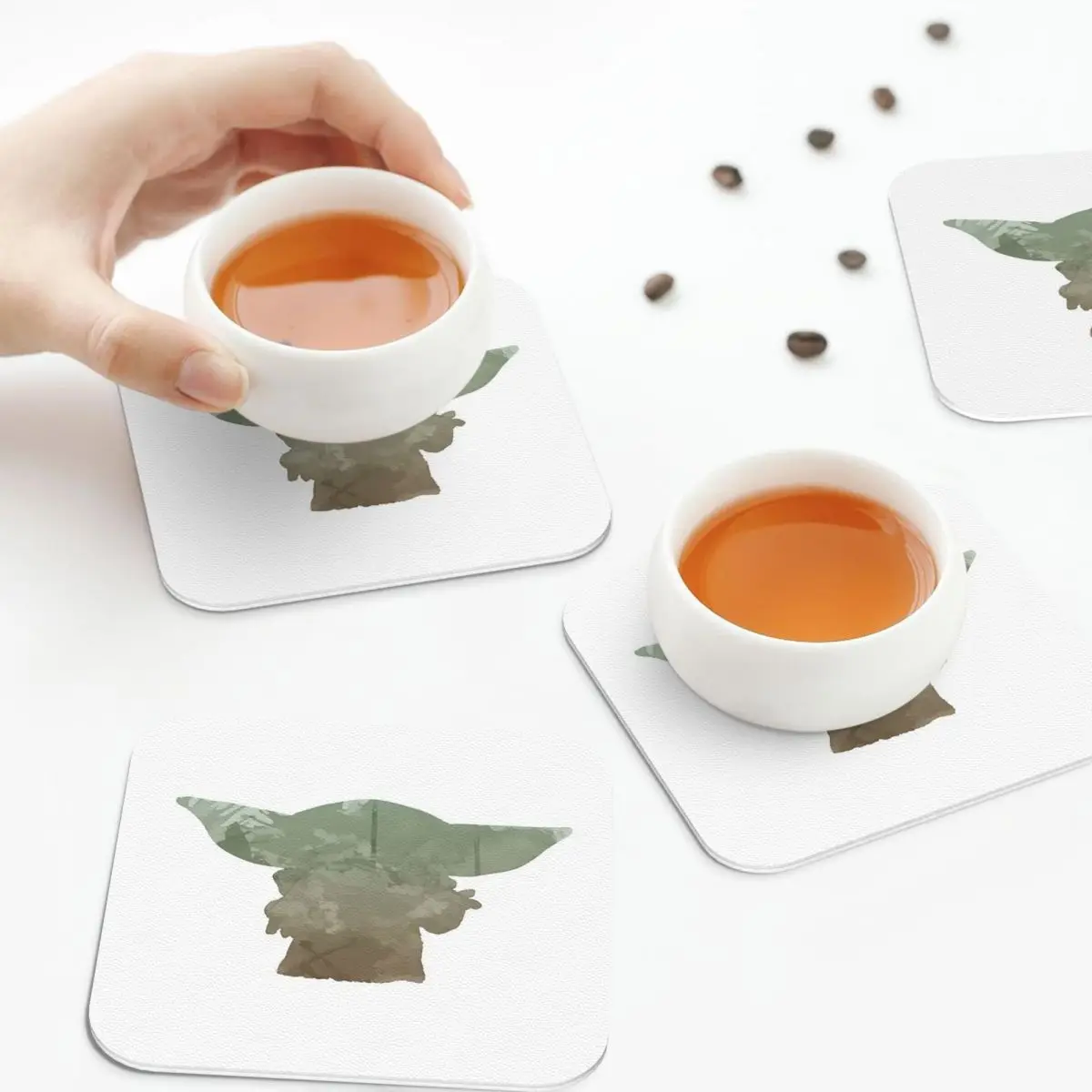 Детские подставки Silhou кухонные Нескользящие изоляционные для чашек и кофе