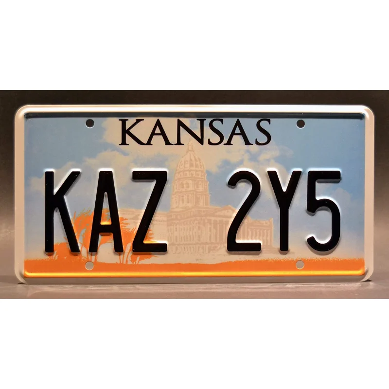 

Celebrity Machines Supernatural | Kaz 2Y5 + CNK 80Q3 | Metal Stamped License Plates | Kaz 2Y5 + CNK 80Q3 |