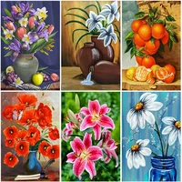 diy flower 5d diamond painting full square drill floral diamond embroidery cross stitch mosaic kits wall art home decor gift