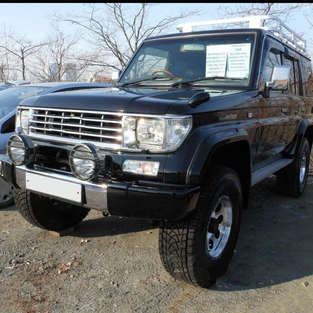 Фото КОМПЛЕКТ Автомобильный передний угловой фонарь указателя поворота для Toyota Land Cruiser Prado Fj70 Fj75 LC2 LJ78 LJ79 KZJ78 1990-1996 угловой светильник Crystal №3