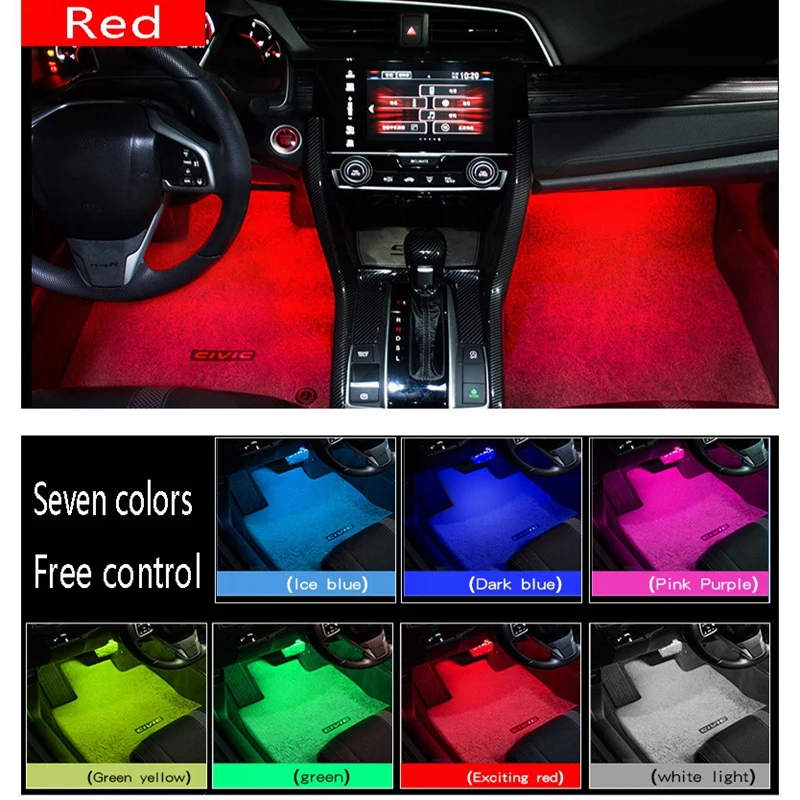 Интерьерная атмосфера автомобиля Φ окружающей среды для Honda Civic Accord 10Th CRV RW 5Th 16-22