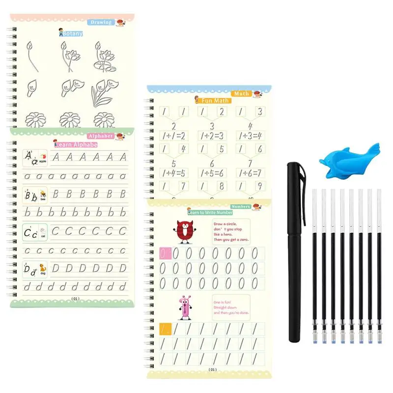 

Sank Magic тетрадь для практики учебная Рабочая книга для Обучения письму, Инструкция для рисования для детей