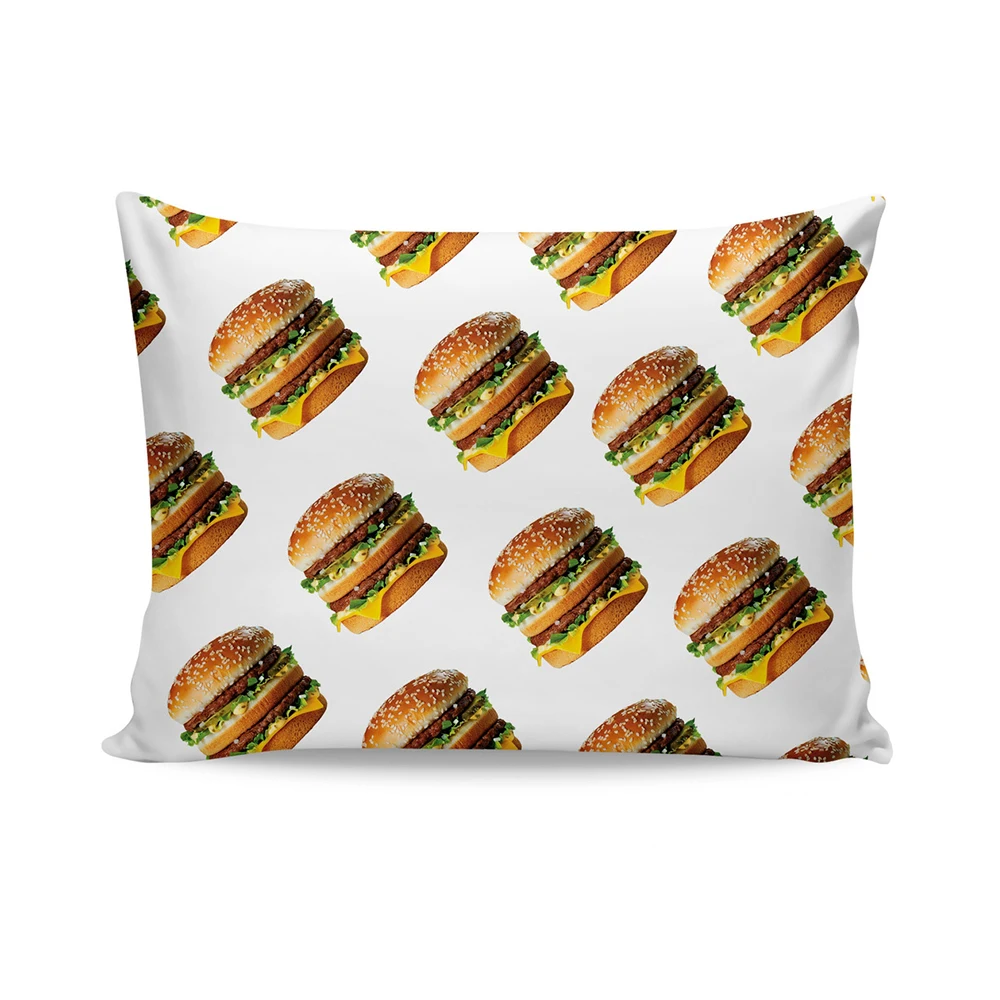 Чехол для подушки с 3d рисунком картошки фри/картошки фри полиэстеровый