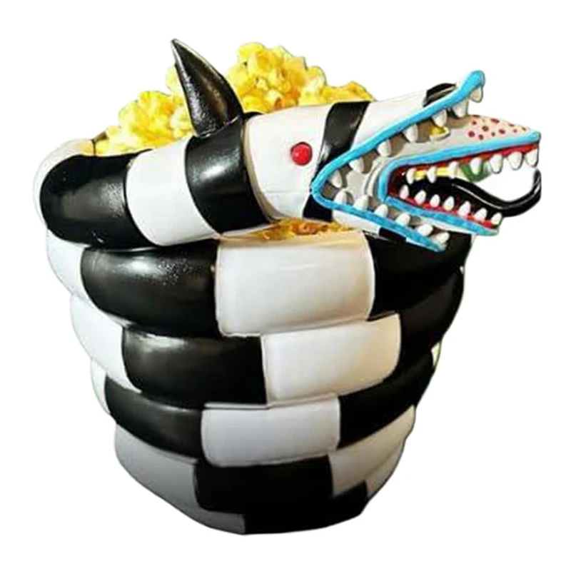 Забавное ведро для попкорна песочного червя миска на Хэллоуин коллекционные