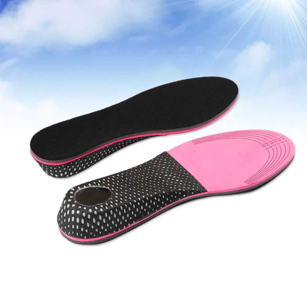 

3cm Height Increase Insoles EVA- absorbing Breathable Invisible Shoe Lifts Orthotic Heel Heel Inserts for Men (