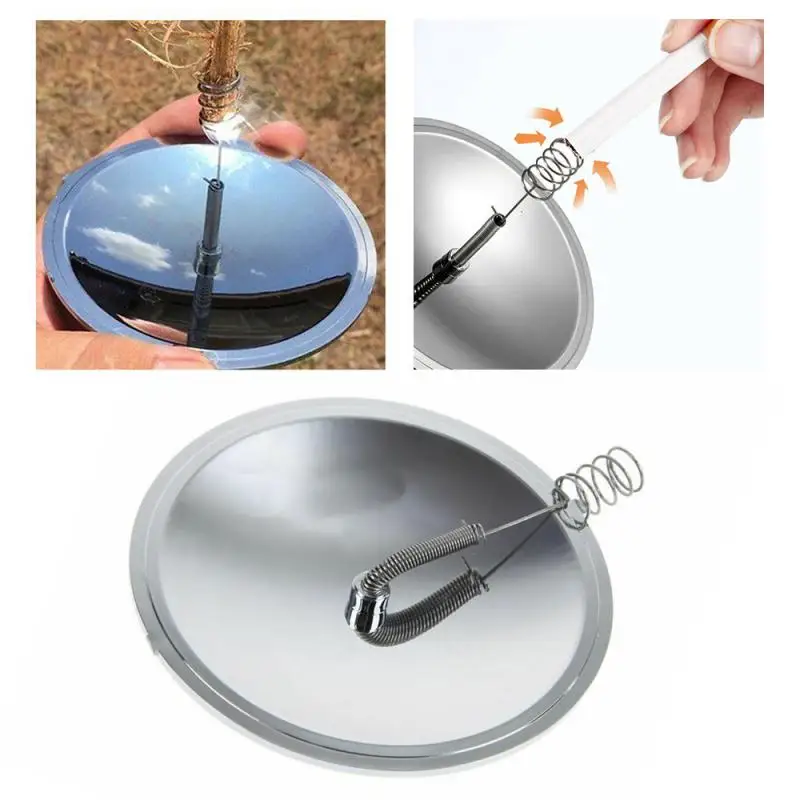 

Metal Solar Spark Lighter Outdoor Solar Flame Starter Camping Solar Cigarette Lighter For Hiking Fishing Safe Survival Equipment