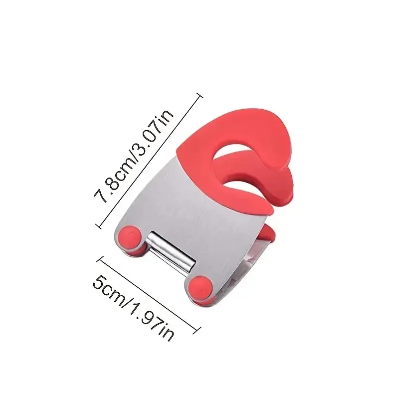 이불 Uchwyt na łyżkę ze stali nierdzewnej silikonowy uchwyt zapobiegający oparzeniom klips do miski przybory kuchenne