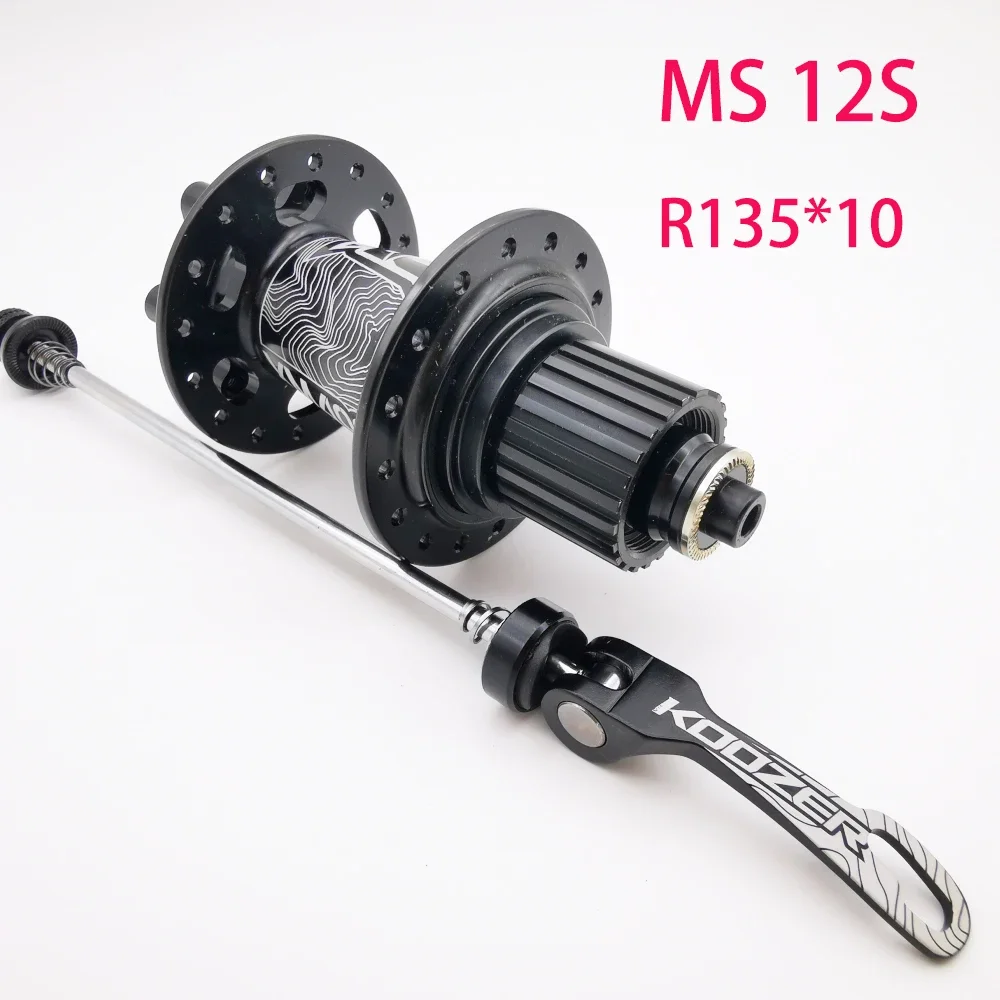 Фото Ступица велосипедная Koozer xm490hub, 4 подшипника, передняя и задняя, QR 32 отверстия, дисковый тормоз 8 9 10 11 12 Скоростей XD MS HG 9 мм 10 мм №3